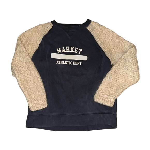 Market x Gap - Wool Sleeve Crewneck Sweater